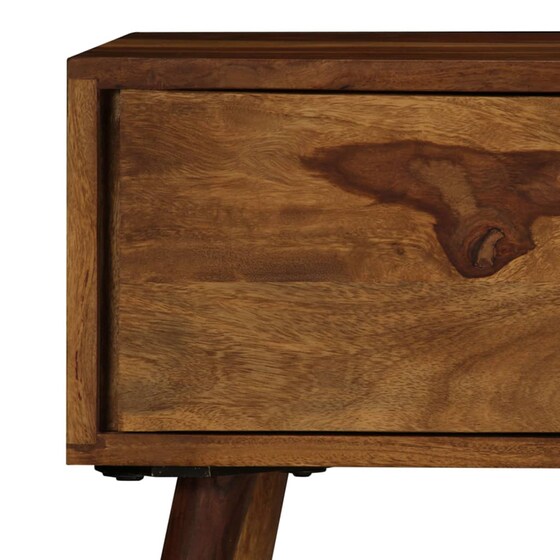 Έπιπλο Τηλεόρασης VidaXL Ξύλινο 140x30x40cm - Kαφέ/Λευκό image 3