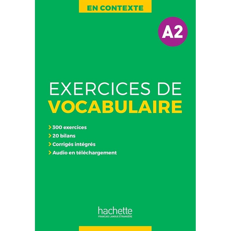 En Contexte (A2) - Exercices de vocabulaire