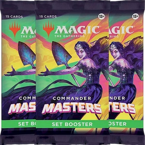 Magic The Gathering Set Booster Box (24 Boosters) - Commander Masters image 1