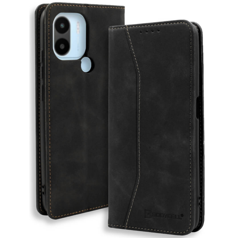 BODYCELL Θήκη Πορτοφόλι Xiaomi Redmi A2 Plus / A1 Plus - Bodycell - Μαύρο
