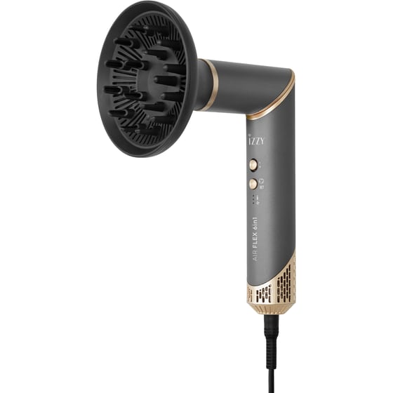 IZZY IZ-7212 AIRFLEX 6in1 Multistyler Γκρι-Χρυσό image 10
