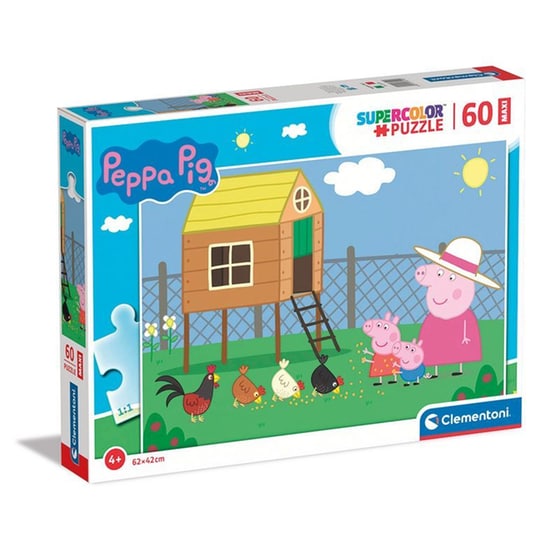 Παιδικό Παζλ Clementoni Maxi Supercolor Peppa Pig (60 Κομμάτια) image 0