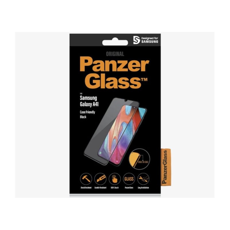Προστατευτικό οθόνης Samsung Galaxy A41 - PanzerGlass Tempered Glass Curved Black PANZERGLASS
