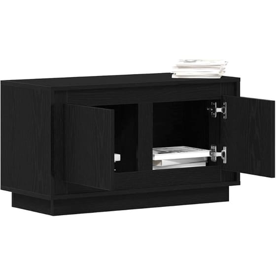 Έπιπλο Τηλεόρασης VidaXL 80 x 35 x 45 cm - Μαύρη Δρυς image 1