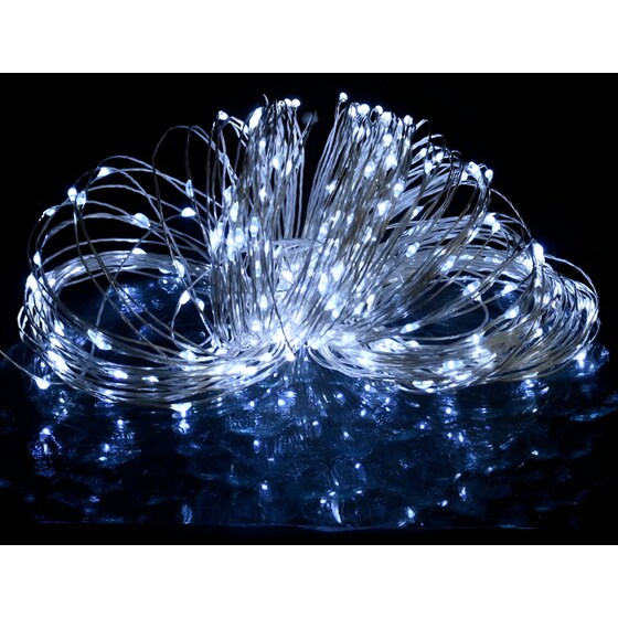 Χριστουγεννιάτικα Λαμπάκια Ψείρες VidaXL 400 Led - Λευκό Ψυχρό image 1