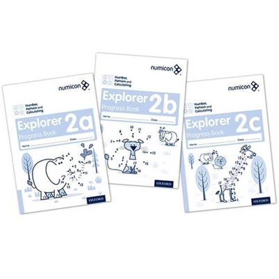 Numicon- Number, Pattern and Calculating 2 Explorer Progress Books ABC (Mixed pack) 2 Numicon- Number, Pattern and Calculating 2 Explorer Progress Books ABC (Mixed pack) image 0