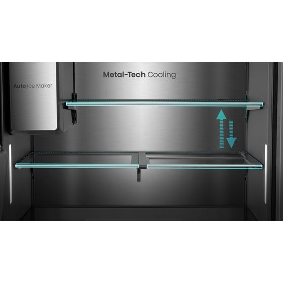 HISENSE RQ600P7SKE Multi Air Flow 615 Lt Μαύρο Ψυγείο Ντουλάπα image 16