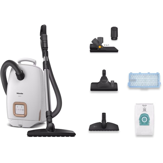 MIELE GUARD L1 PARQUET 890 W με Σακούλα 3.5 L Λευκή Ηλεκτρική Σκούπα image 3