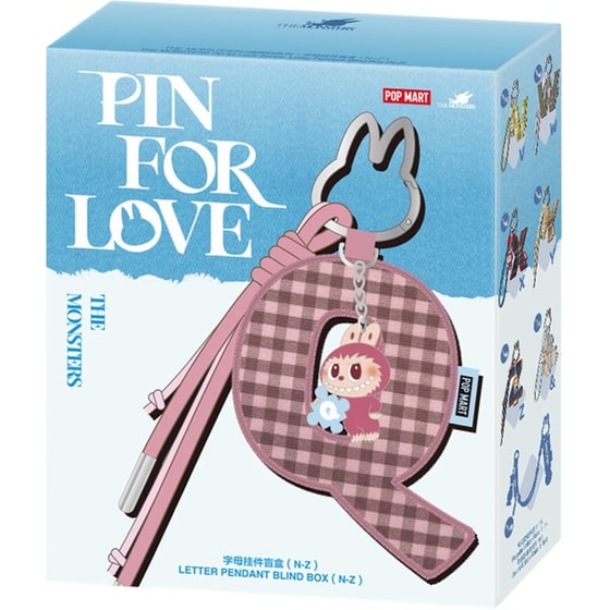 Μπρελόκ Pop Mart The Monsters Pin For Love Series Letter Blind Box (N-Z) image 0