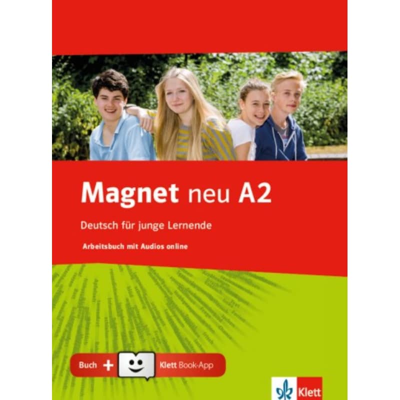 Magnet neu A2, Arbeitsbuch mit Audios online + Klett Book-App-Code