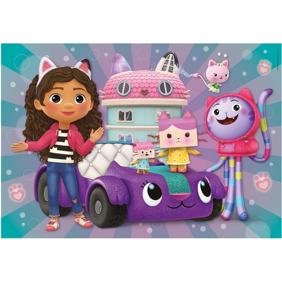 Παιδικό Παζλ Clementoni Super Color DreamWorks Gabby's Dollhouse (2x20 Κομμάτια) image 3