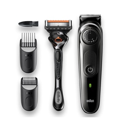 Σετ Ανδρικής Περιποίησης BRAUN Beard Trimmer BT5342 με Gillette Fusion ProGlide Μαύρο