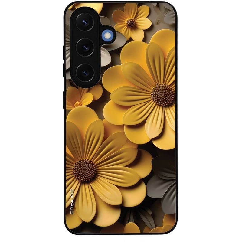 Θήκη Samsung Galaxy S25 - Sonique 3D Flower Series - Κίτρινο