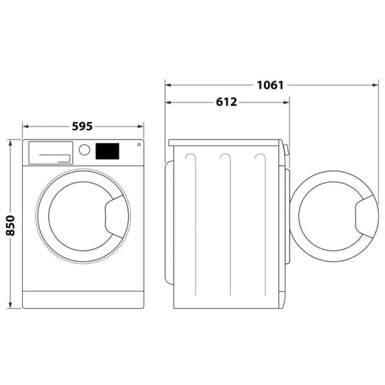 INDESIT BWE 81295X WV EE 8 kg 1.200 Στροφές Λευκό Πλυντήριο Ρούχων image 8