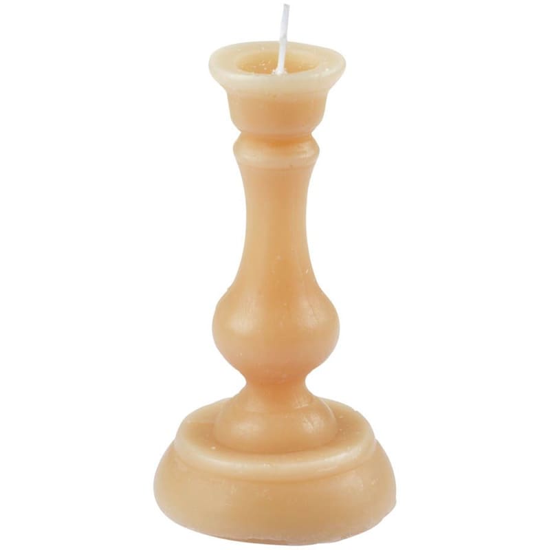 Διακοσμητικό Κερί Spitishop L-c Arty Semoule 6bdc042nt 7x12.6 cm - Μπεζ/Σομόν