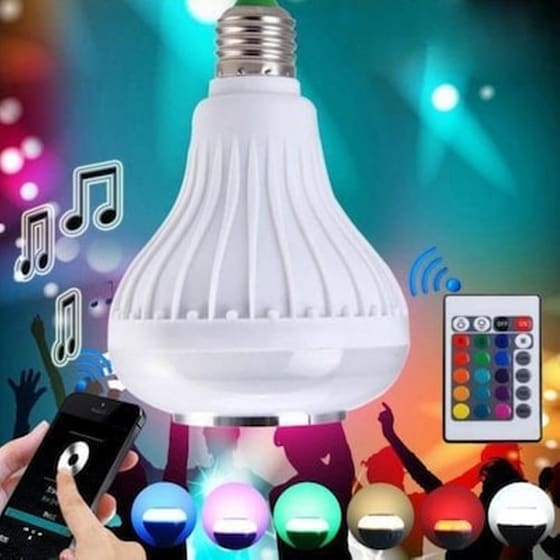 Led Λάμπα-ηχείο 2 Σε 1 Με Bluetooth Ε27 Lmd-001 Oem image 1