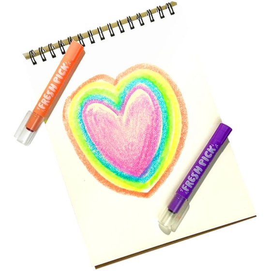 Κηρομπογιές Ooly Neon με Άρωμα Μήλου (6 Τεμάχια) image 4