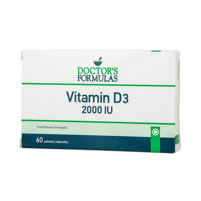 Doctors Formulas Vitamin D3 2000iu - 60 κάψουλες