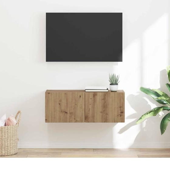 Έπιπλο Τηλεόρασης VidaXL Επιτοίχιο 78,5 x 31 x 29,5 cm - Γκρι image 1