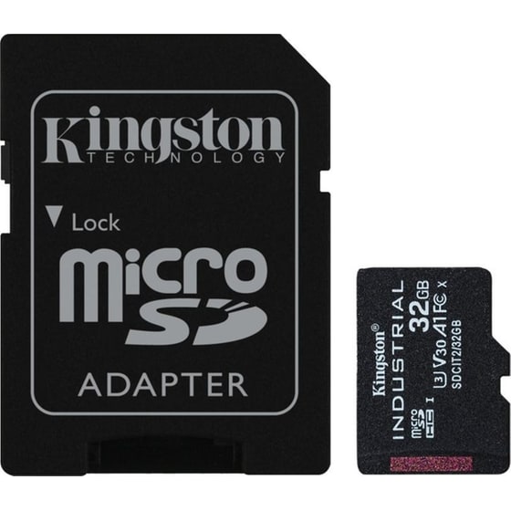 Kingston MicroSD 32 GB Class 10 U3 V30 με αντάπτορα image 1