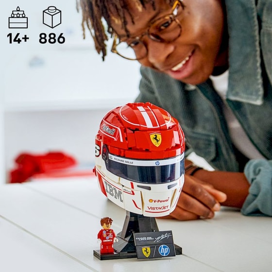 LEGO® Editions Scuderia Ferrari HP Charles Leclerc Helmet (43014) image 1