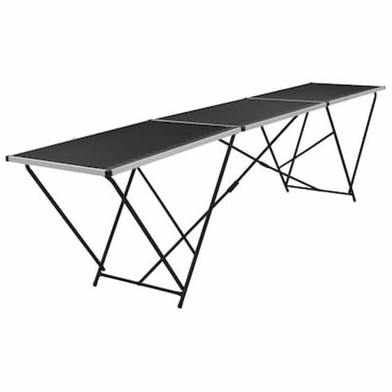 Vidaxl Τραπέζι Για Κόλληση Ταπετσαρίας 300x60x78 Εκ. Από Mdf/αλουμίνιο image 1