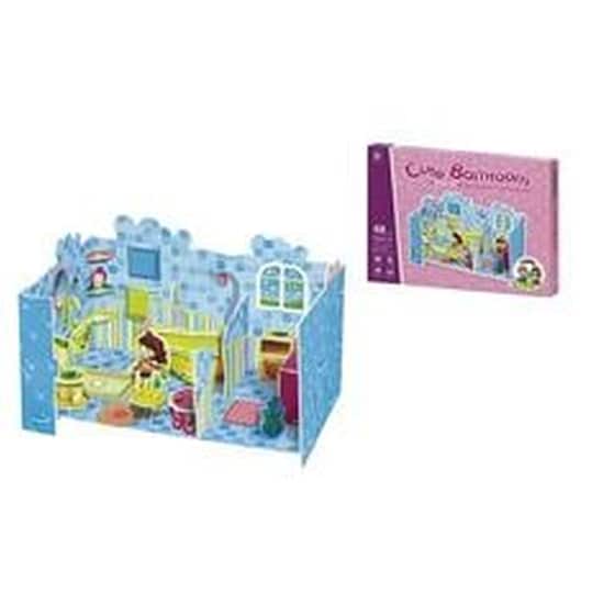 3D&nbsp;Παζλ&nbsp;Charmland&nbsp;Μπάνιο&nbsp;Υ13X24X14Εκ. (48 Κομμάτια) image 0