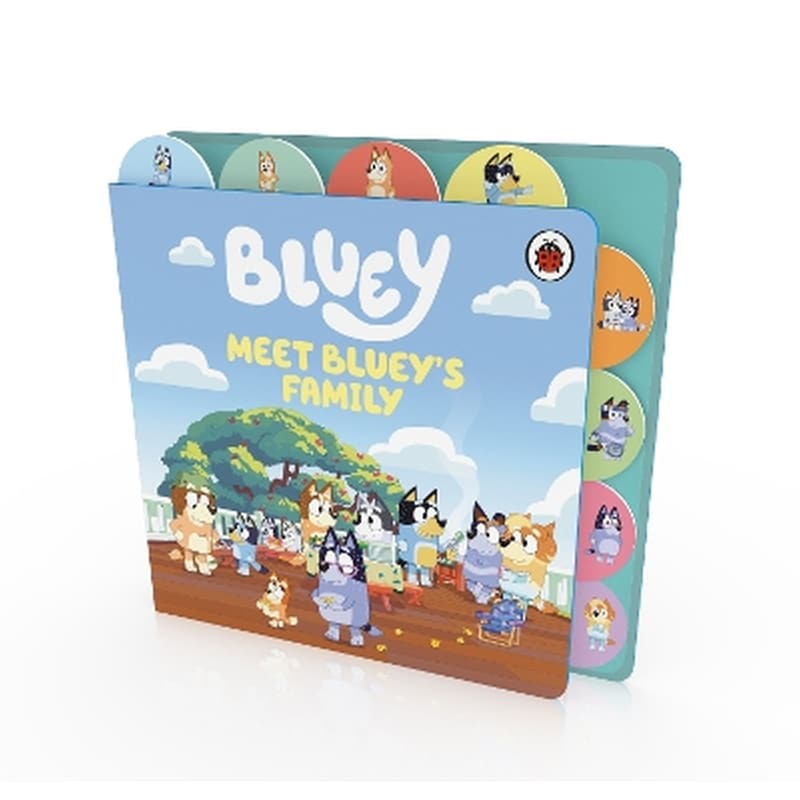 Bluey: Meet Blueys Family: Tabbed Board Book