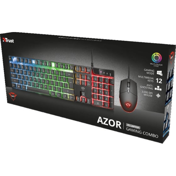 Trust GXT 838 Azor Σετ Gaming Πληκτρολόγιο με RGB φωτισμό & Ποντίκι (US) image 9