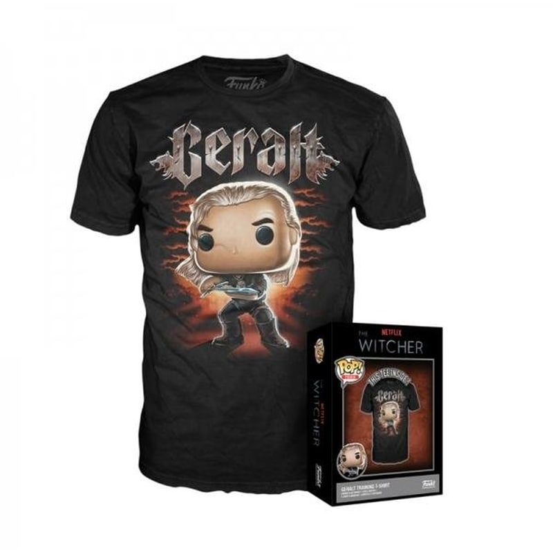 T-Shirt Funko Boxed Tee: The Witcher - Geralt - S