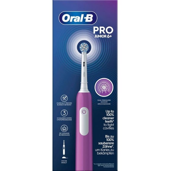 Ηλεκτρική Οδοντόβουρτσα ORAL-B Pro Junior 6+ - Μωβ image 1