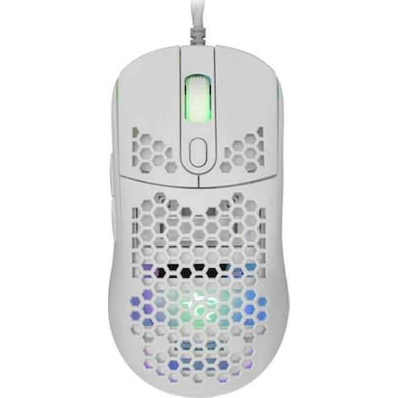 WHITE SHARK White Shark Galahad RGB Gaming Ενσύρματο Ποντίκι 6400 DPI Λευκό