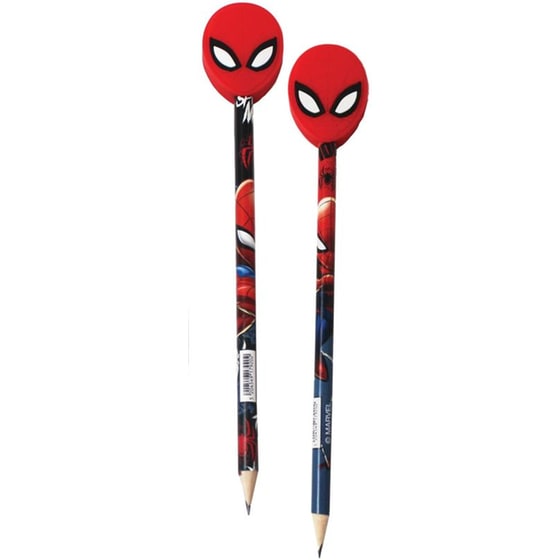 Μολύβι Gim Rubber Φιγούρα Spiderman (1 Τεμάχιο) image 0