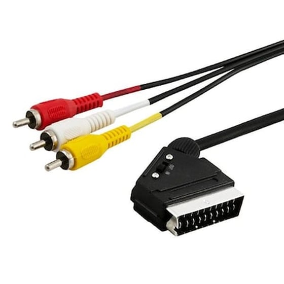 Elmak Audio / Video Scart Cable Cl-133 Savio - 3xrca 2m image 0