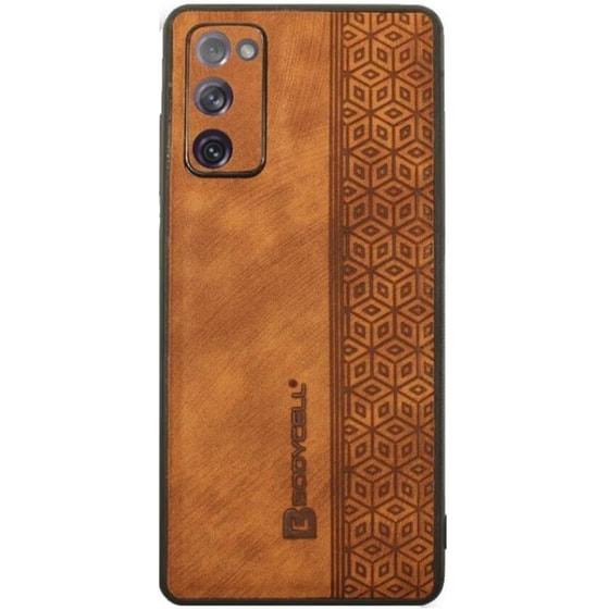 Θήκη Samsung Galaxy S20 FE - Bodycell Pattern Leather - Brown image 0