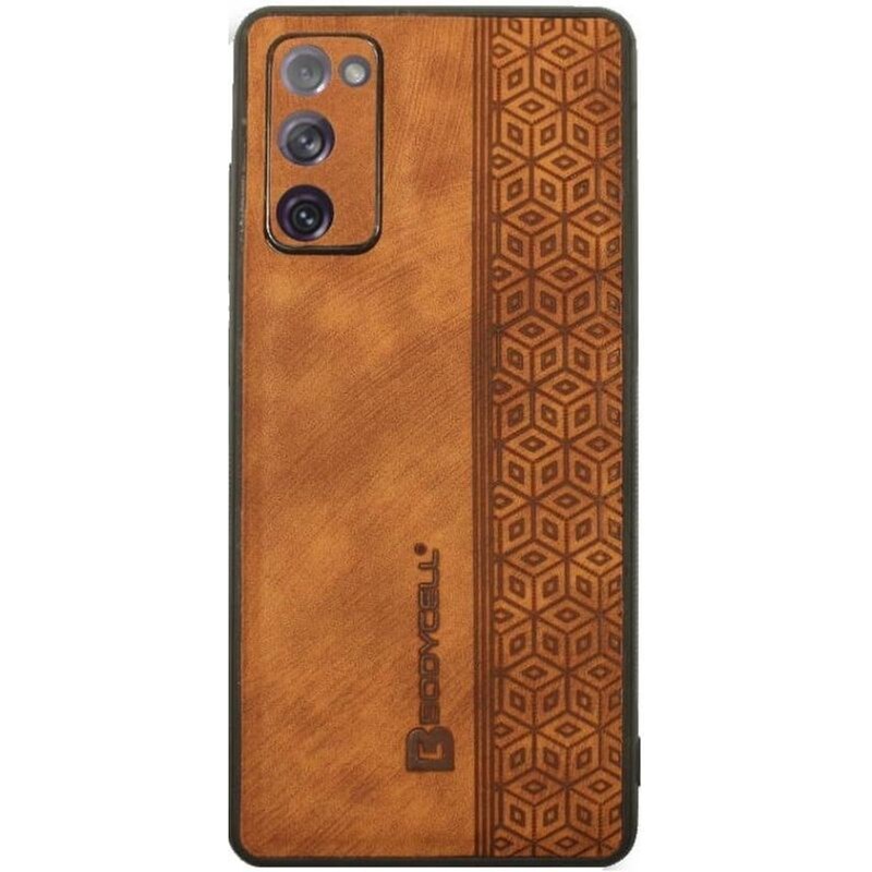 BODYCELL Θήκη Samsung Galaxy S20 FE - Bodycell Pattern Leather - Brown