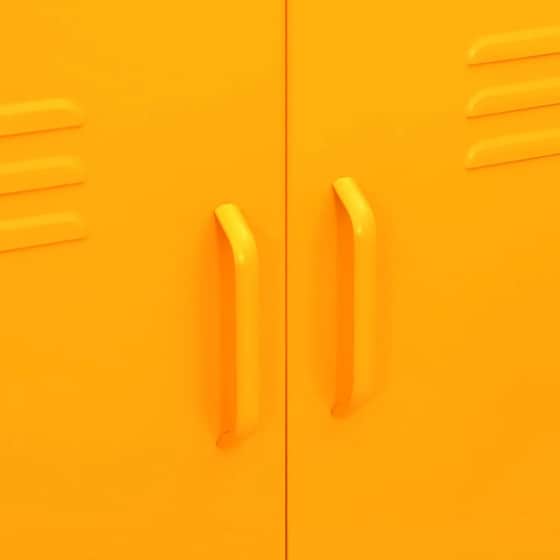 Ντουλάπι Γραφείου VidaXL από Ατσάλι 80x35x101.5 cm - Κίτρινο image 6