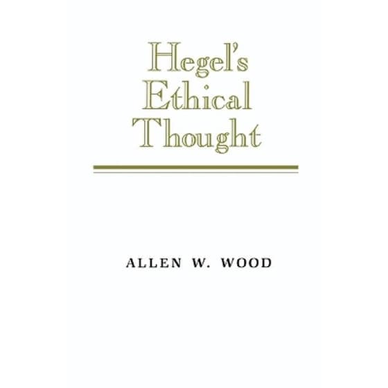 Hegel's Ethical Thought image 0