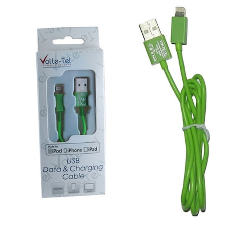 IPH5 USB ΦΟΡ/ΗΣ-DATA GREEN VCD-01 IOS 7