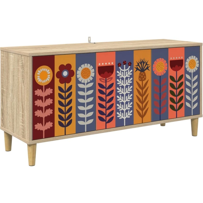 Έπιπλο Τηλεόρασης VidaXL ESSEN 102 x 33 x 50 cm - Sonoma Δρυς