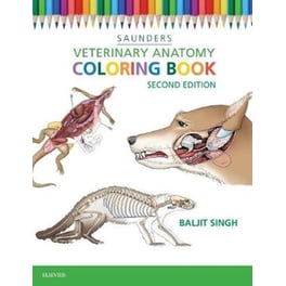 Veterinary Anatomy Coloring Book