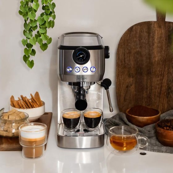 CECOTEC Power Espresso 20 Steel Pro CEC-01984 1350 W 20 Ασημί Μηχανή Espresso image 6