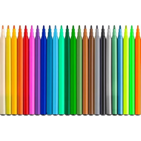 Μαρκαδόροι Ζωγραφικής Faber Castell Δεινόσαυρος Metallic (24 Τεμάχια) image 1