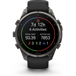 Smartwatch Garmin Fenix 9 Pro inReach 47mm - Carbon Grey DLC Titanium with Black/Pebble Gray