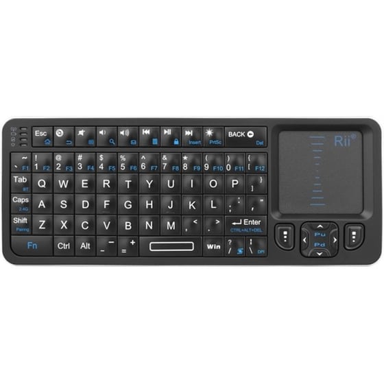 RIITEK Mini K06 Ασύρματο Πληκτρολόγιο - Μαύρο (US) image 0