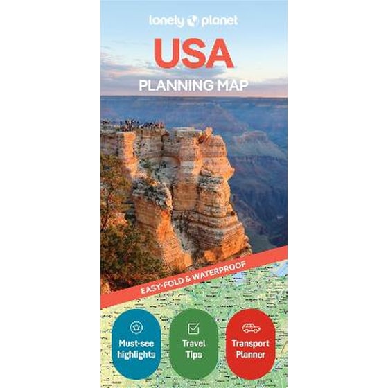 Lonely Planet USA Planning Map image 0