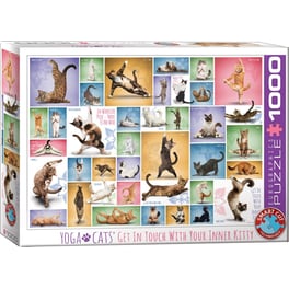 Παζλ Eurographics Yoga Cats (1000 Κομμάτια)