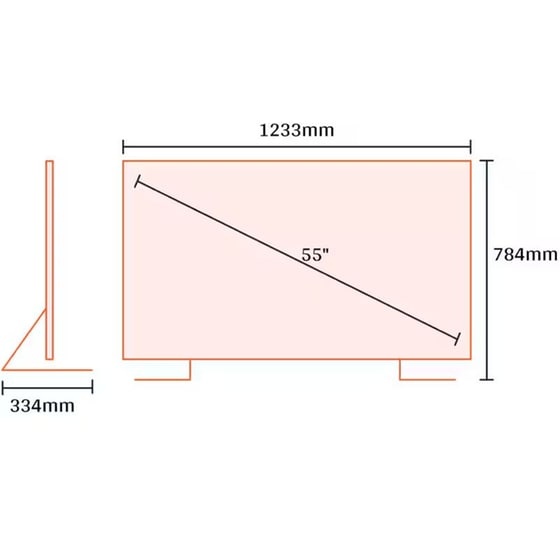Sony BRAVIA 3 LED 55" 4K Google Smart Τηλεόραση K55S35B image 1