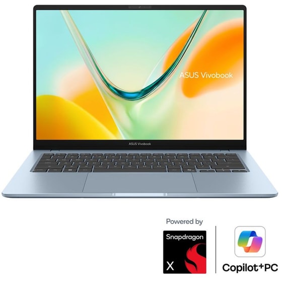 Asus Vivobook S14 S5408QA-TM283W WUXGA IPS (Snapdragon X  X1-26-101/8GB/256GB SSD/Qualcomm Adreno/Win11Home) Laptop image 1