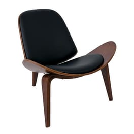 Πολυθρόνα Woodwell Taylor C54238 από Ύφασμα - Μαύρη/Καφέ